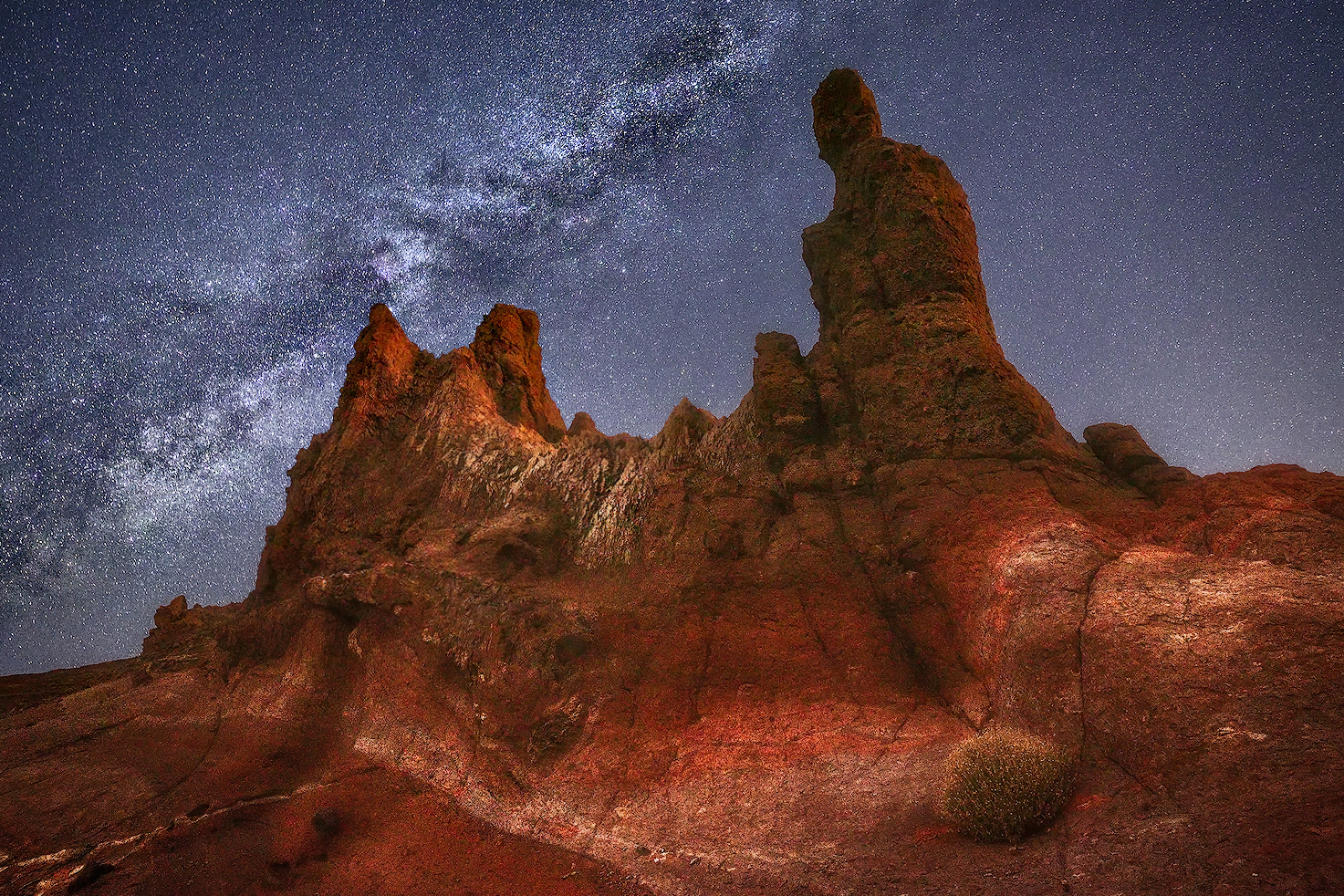 Pico de Teide e Via Lattea, Tenerife