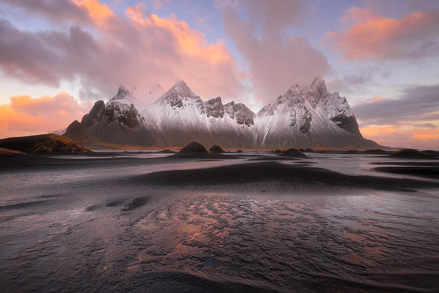 Spiaggia nera di Stokksnes, Islanda