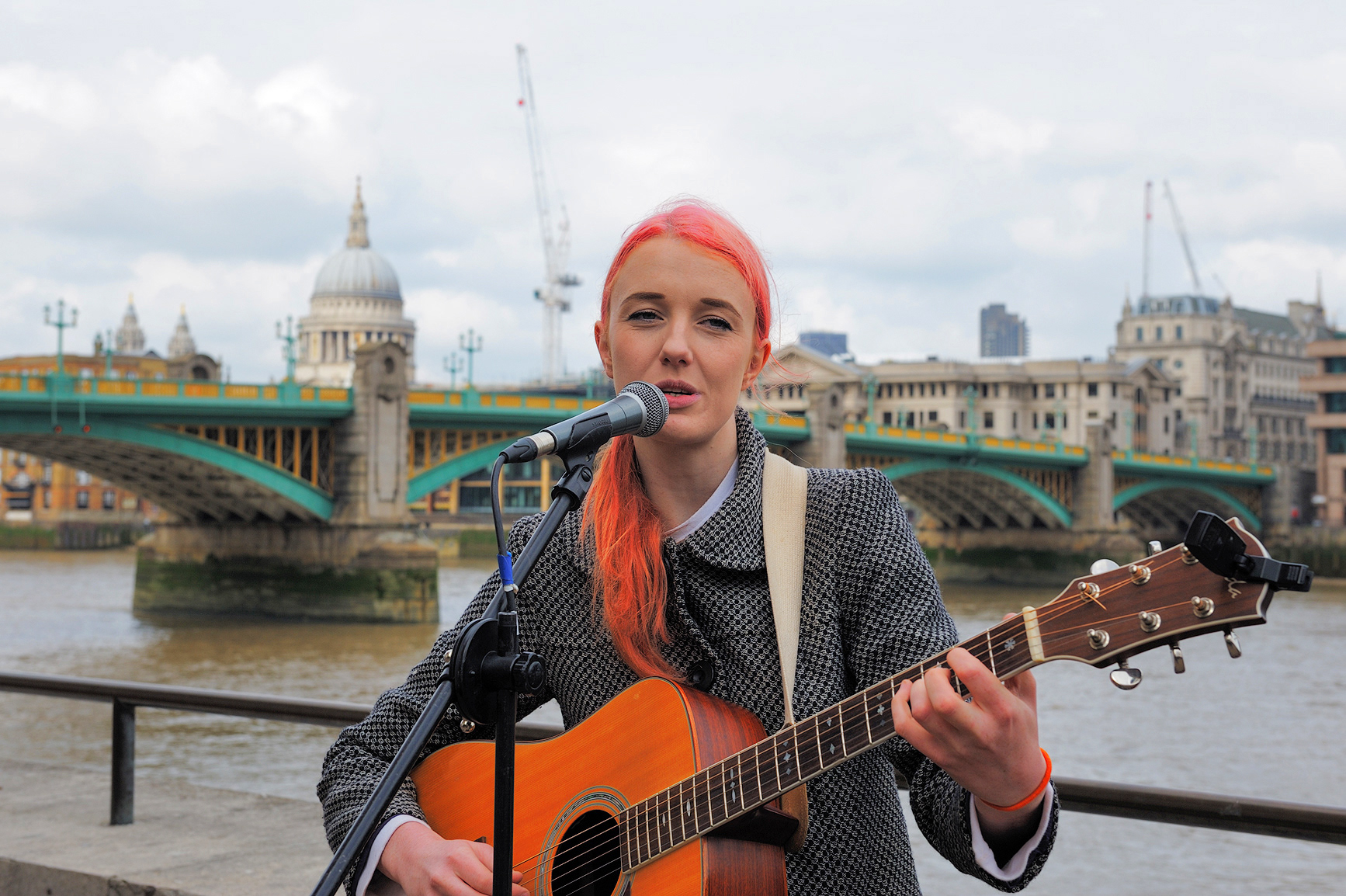 Artista di strada a Londra