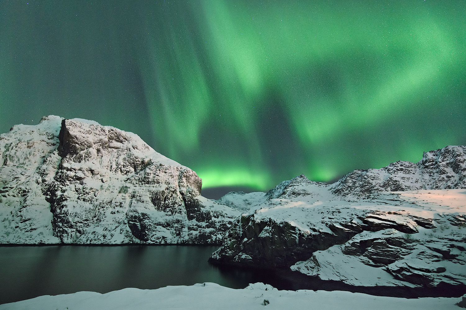 Notturna fotografica in Norvegia