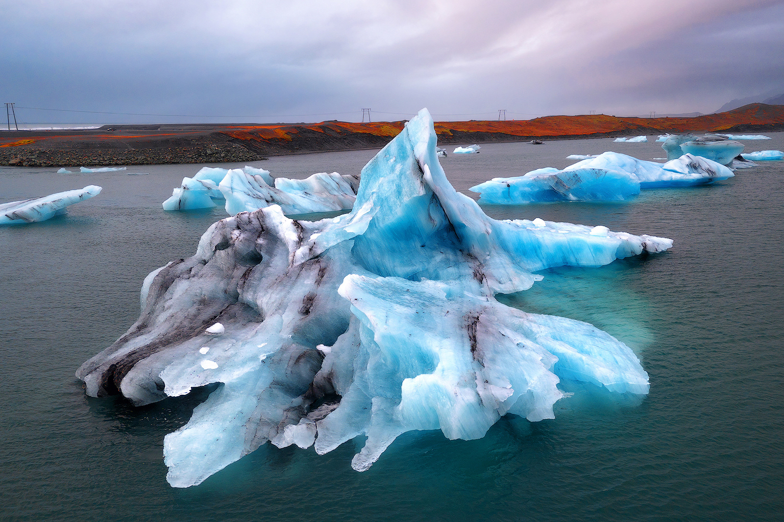 Jökulsárlón Glacier Lagoon, Islanda
