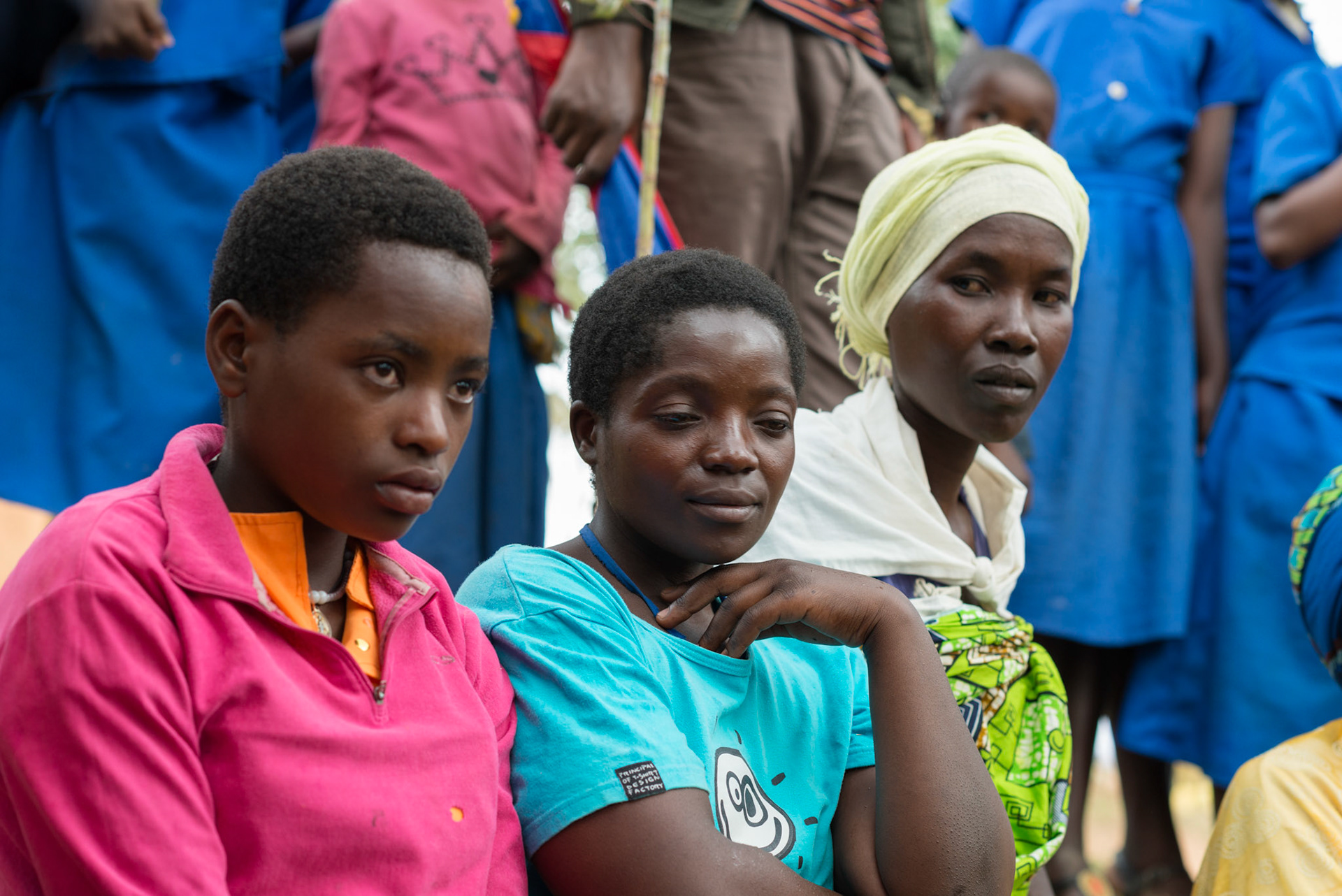 A year after joining Immaculate is still with her group at right of front row