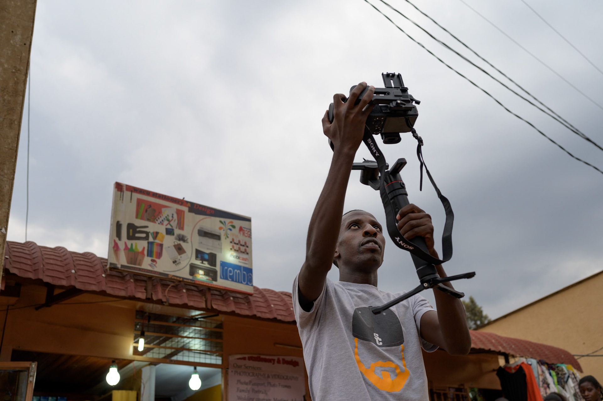 Charles runs a photography and video business, specialising in wedding video. He has leased a new camera, lens, and video stabiliser. With this, he says he will take his video to the next level.