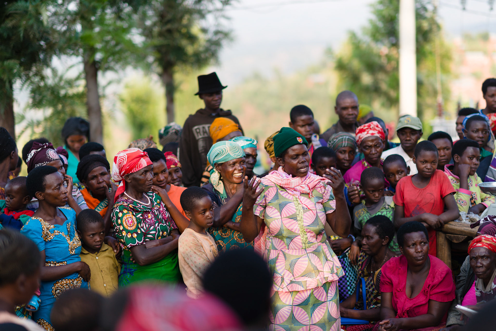 A woman of teh Bwama Cell self-help groups tells the Rwandan NGO about their business ventures.
