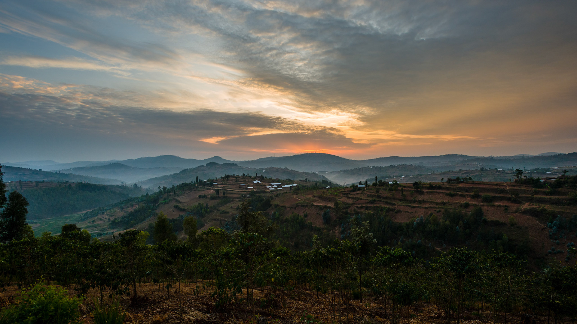 Sunrise over Kasebuturanyo, an year on from the formation of the self-help groups
