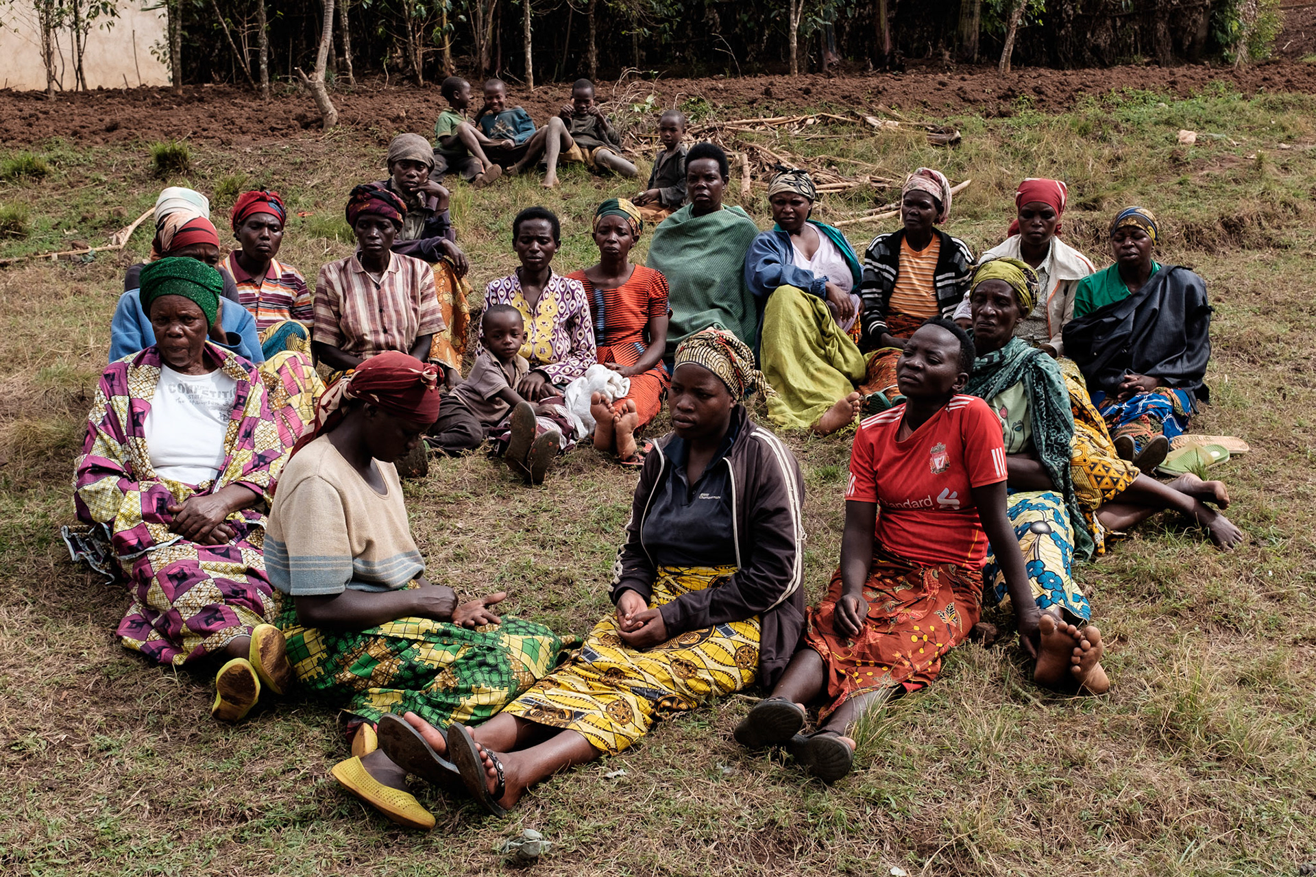 The first formal meeting of the new self help groups takes place the day after the formation event.
The women will choose their committee and name their group at this meeting