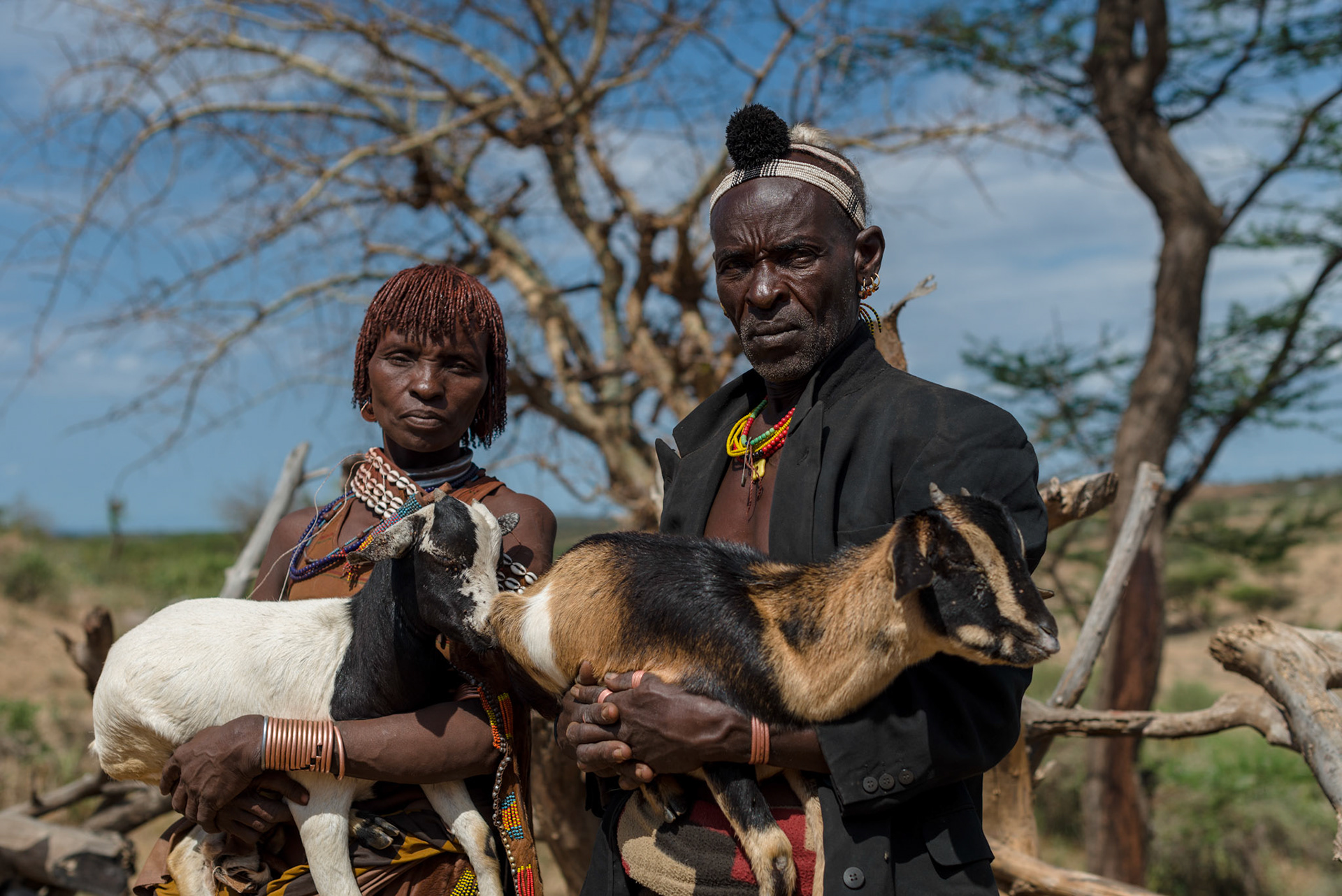Kayra Ayke and her husband Amber Kulo have already received goats through the ERCS/Austria RCS goat distribution program.