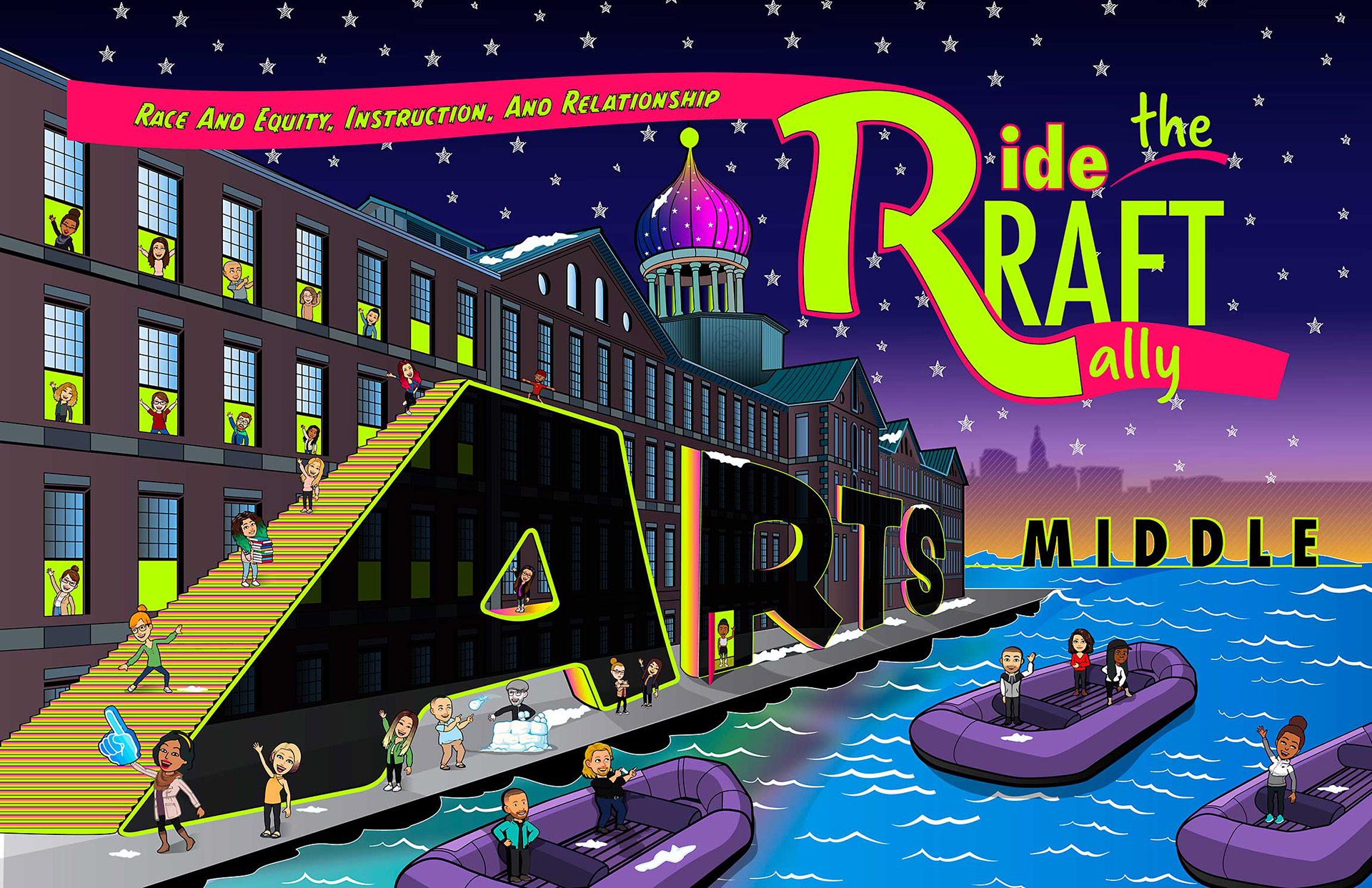 RAFT RALLY ILLUSTRATION