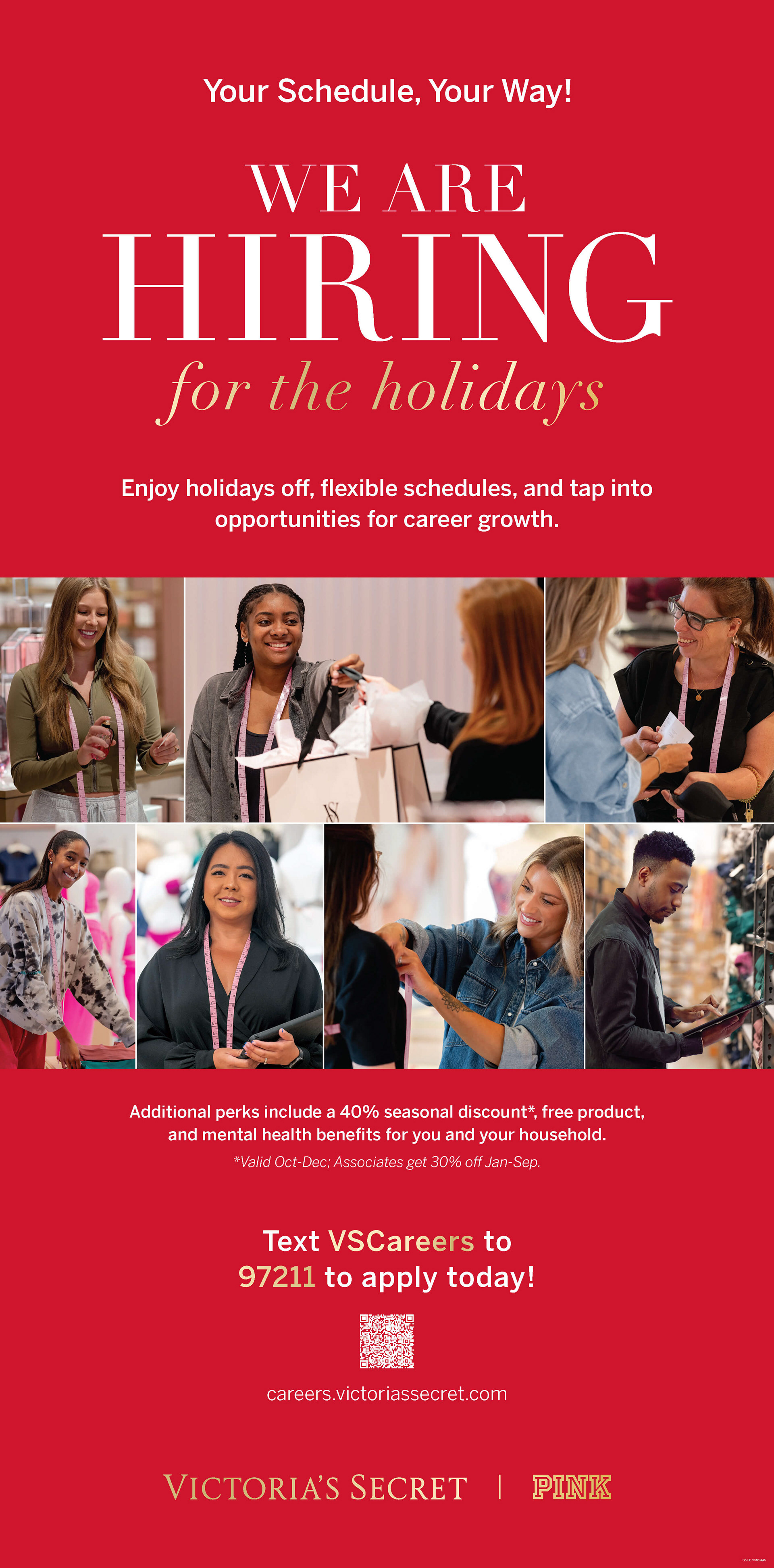 In-store hiring marketing (designer: Nathan Butler)