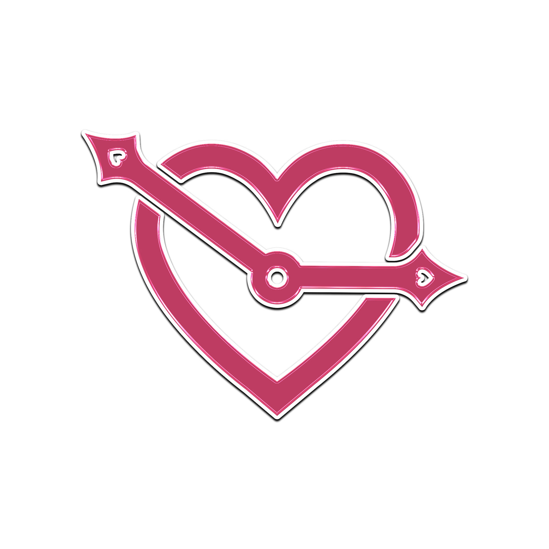 logo for my personal project, "a heart time"