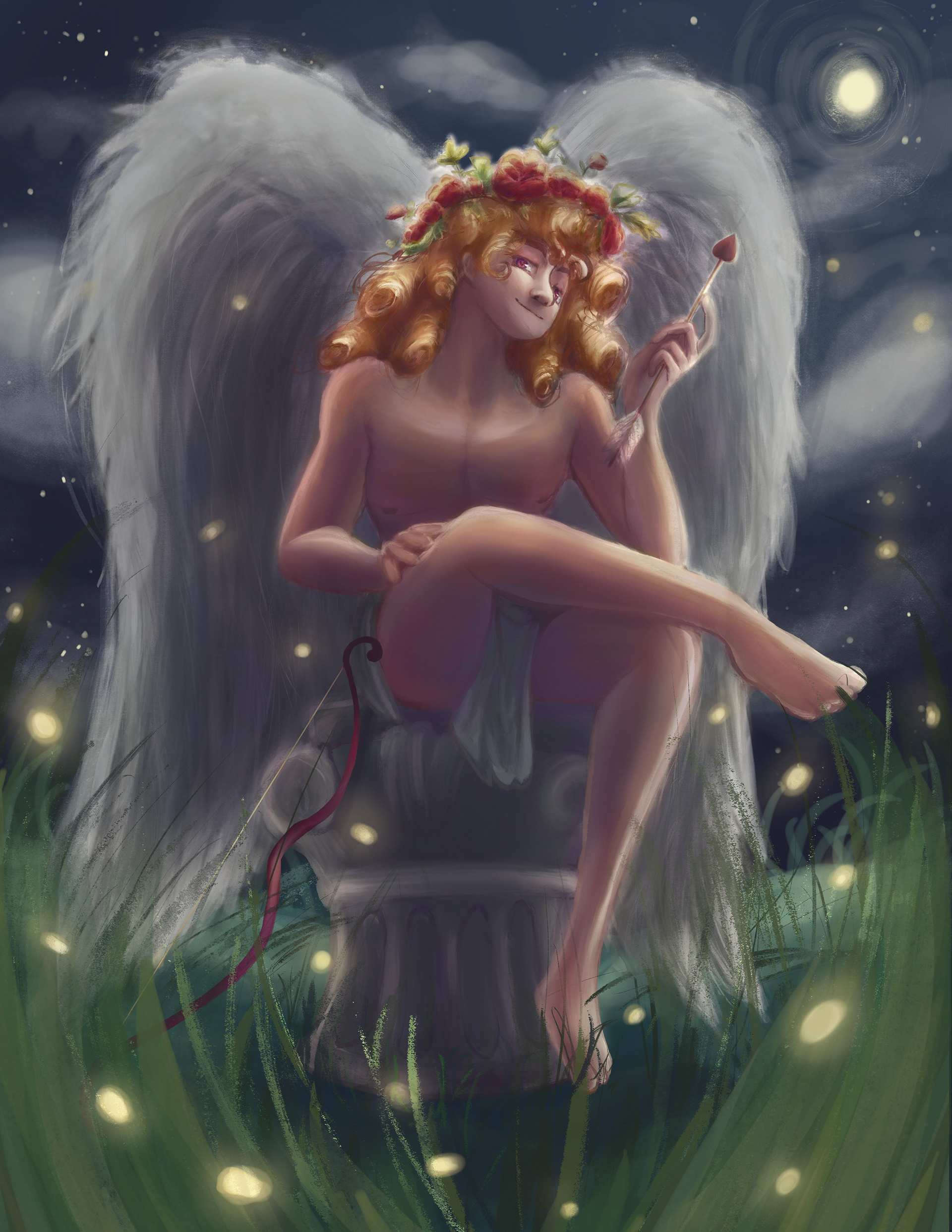 "Eros" final painting