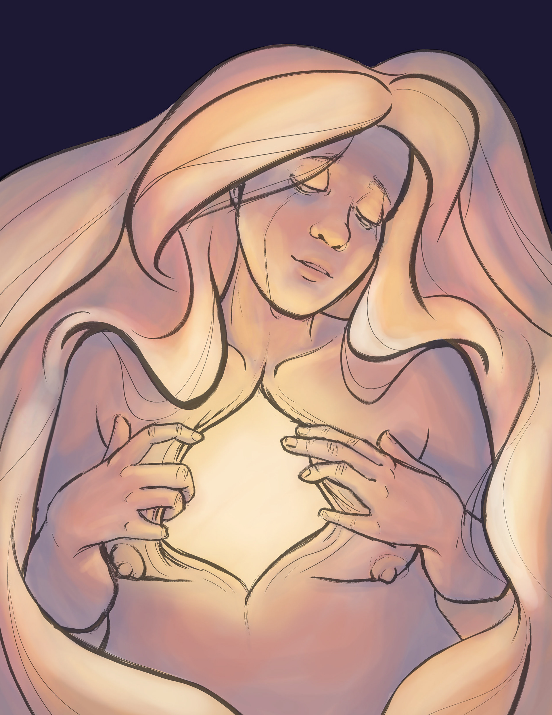 Cleaned sketch/color