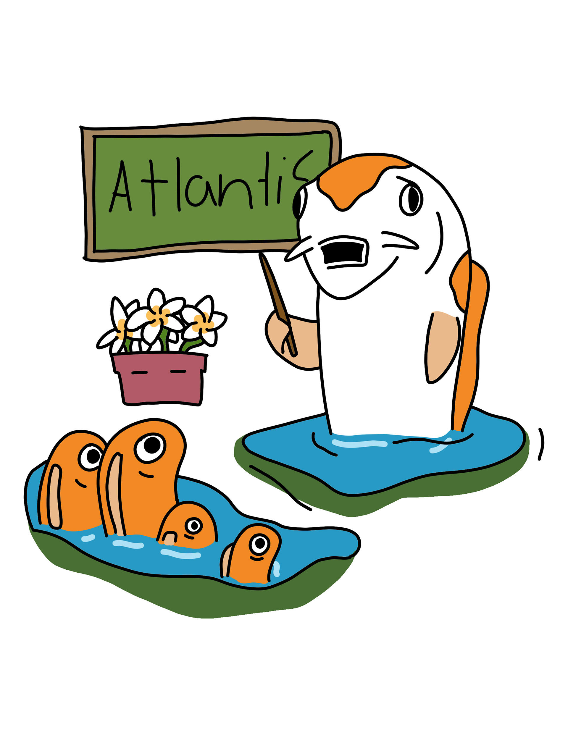 Provided prompt: Mom of 4, loves my 2 ponds with koi fish, plumeria flowers, and is a MS history teacher