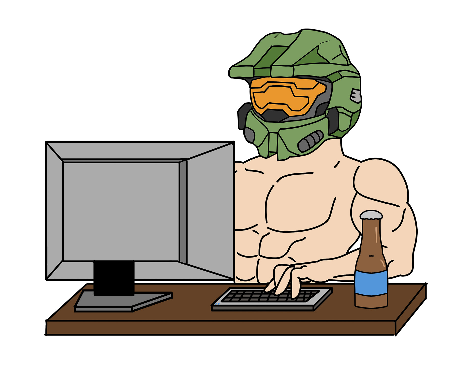Provided prompt: For a dude who is a coder, loves dad jokes, halo/gaming, &craft beers