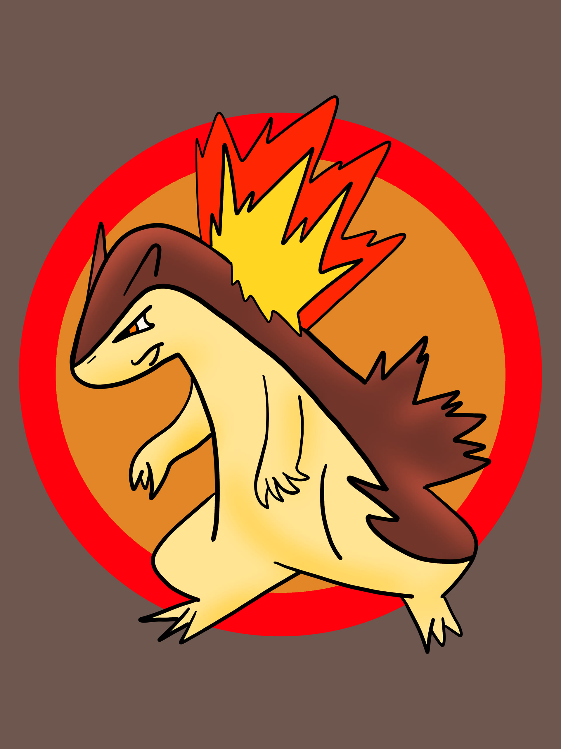 Doole of Shiny Typhlsion from Pokemon