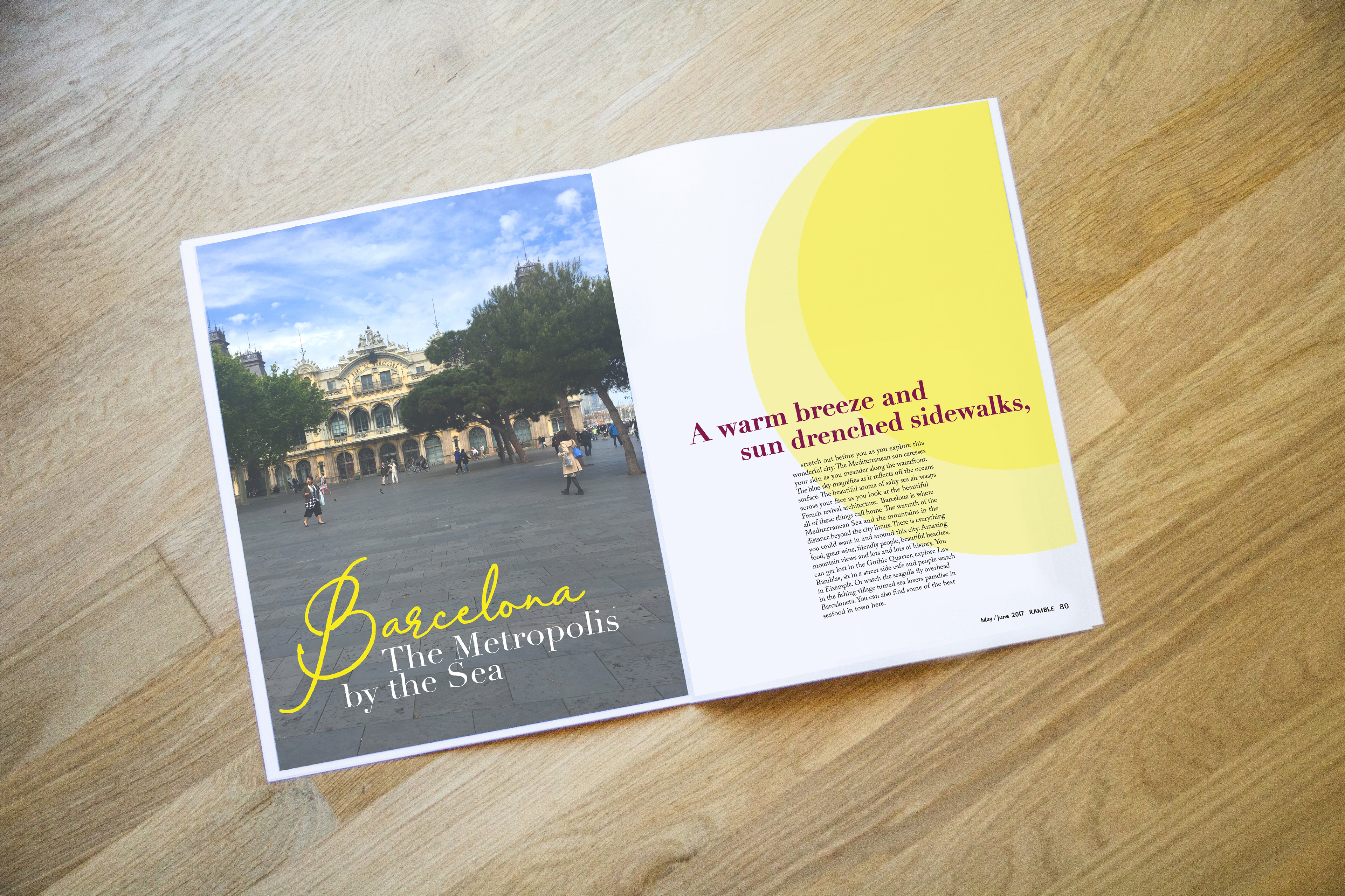 Story Opening Page - Ramble