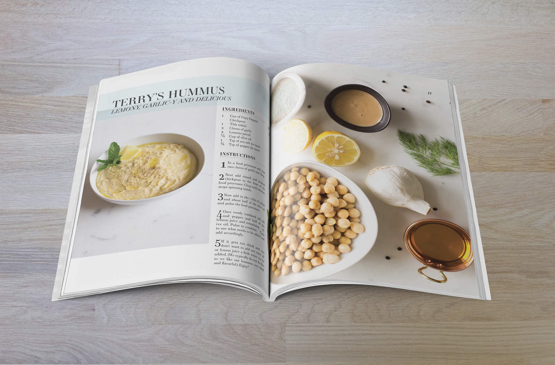 Recipie page - Dinner with the Sayyahs