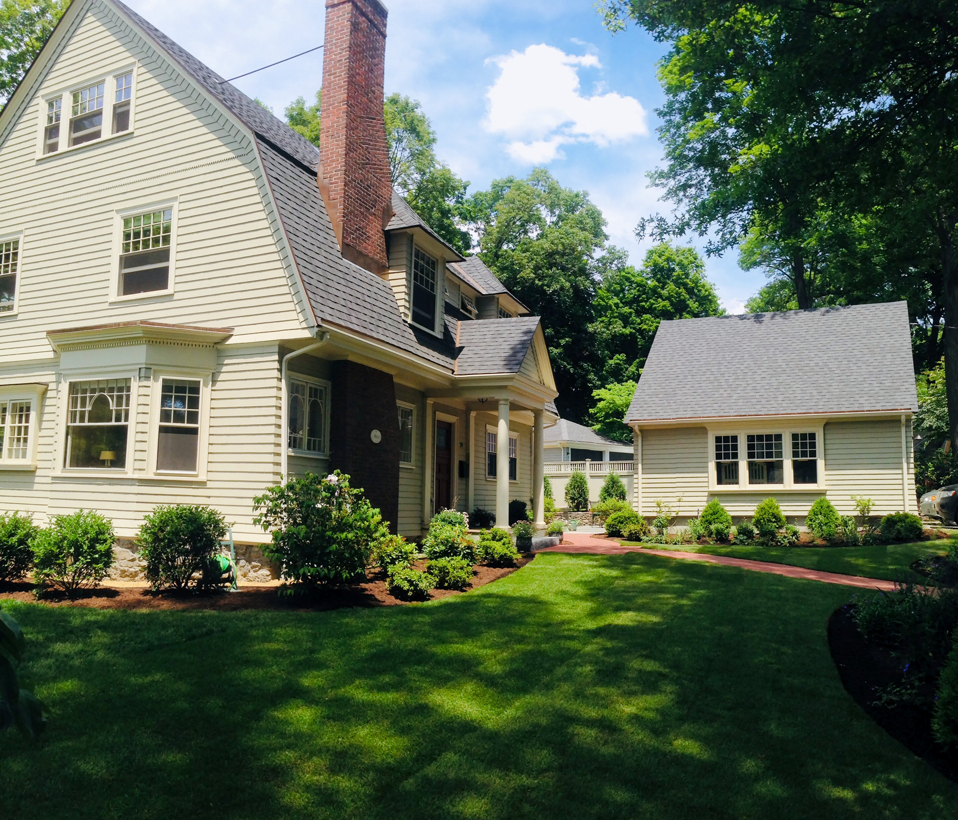 After - House with New Garage