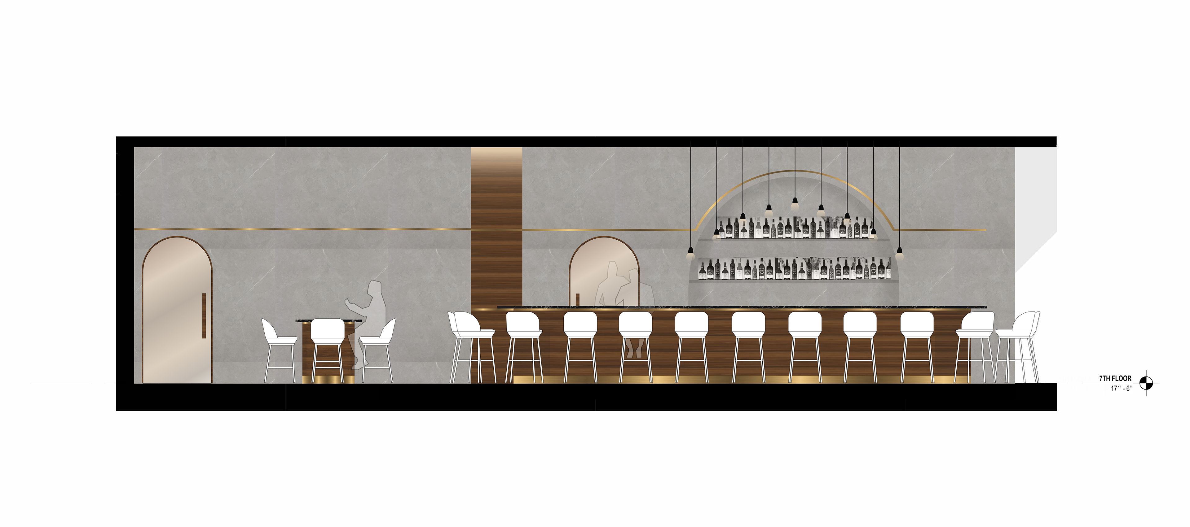 Bar Area Elevation