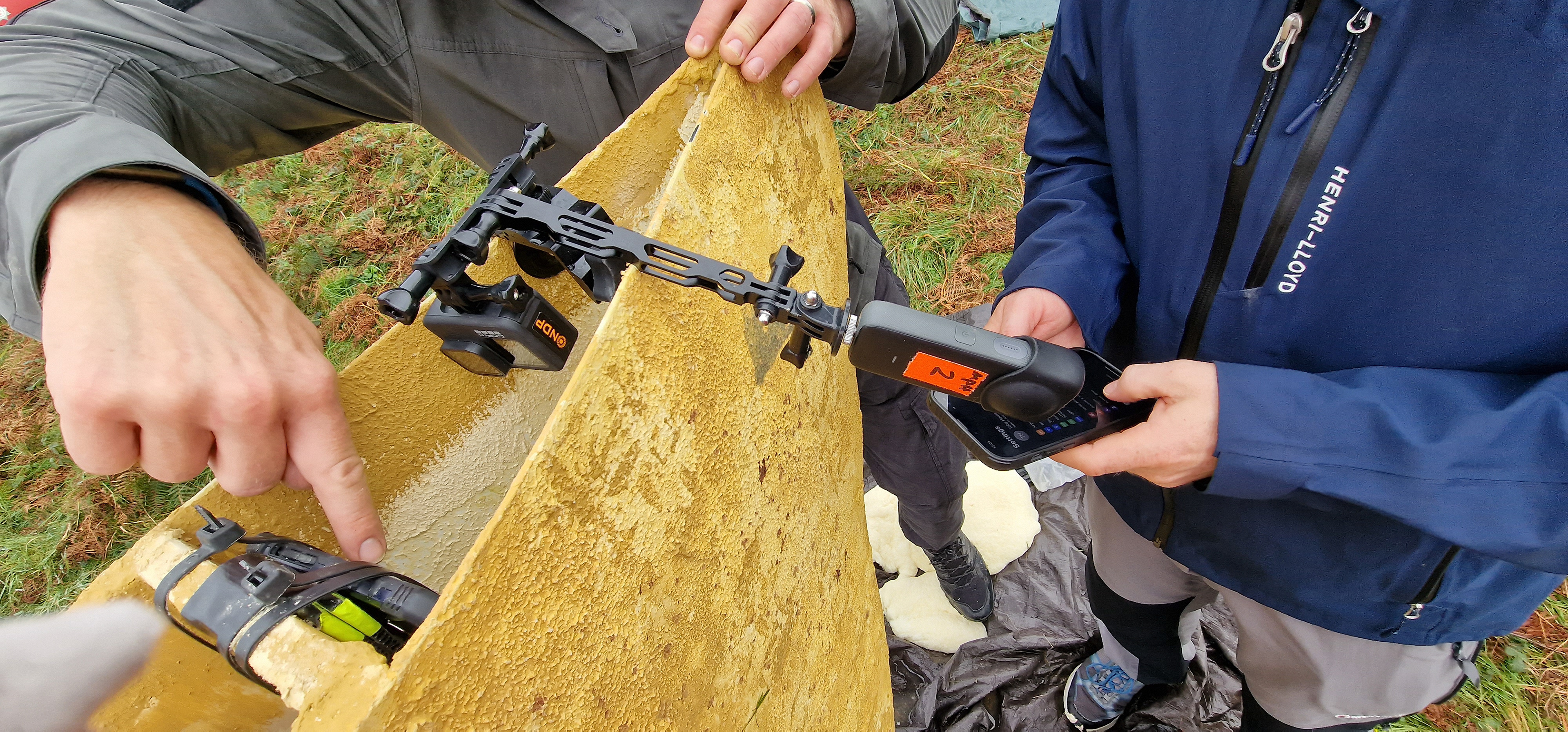 ATTACHING 360 CAMERA TO RECORD GPS GOPRO