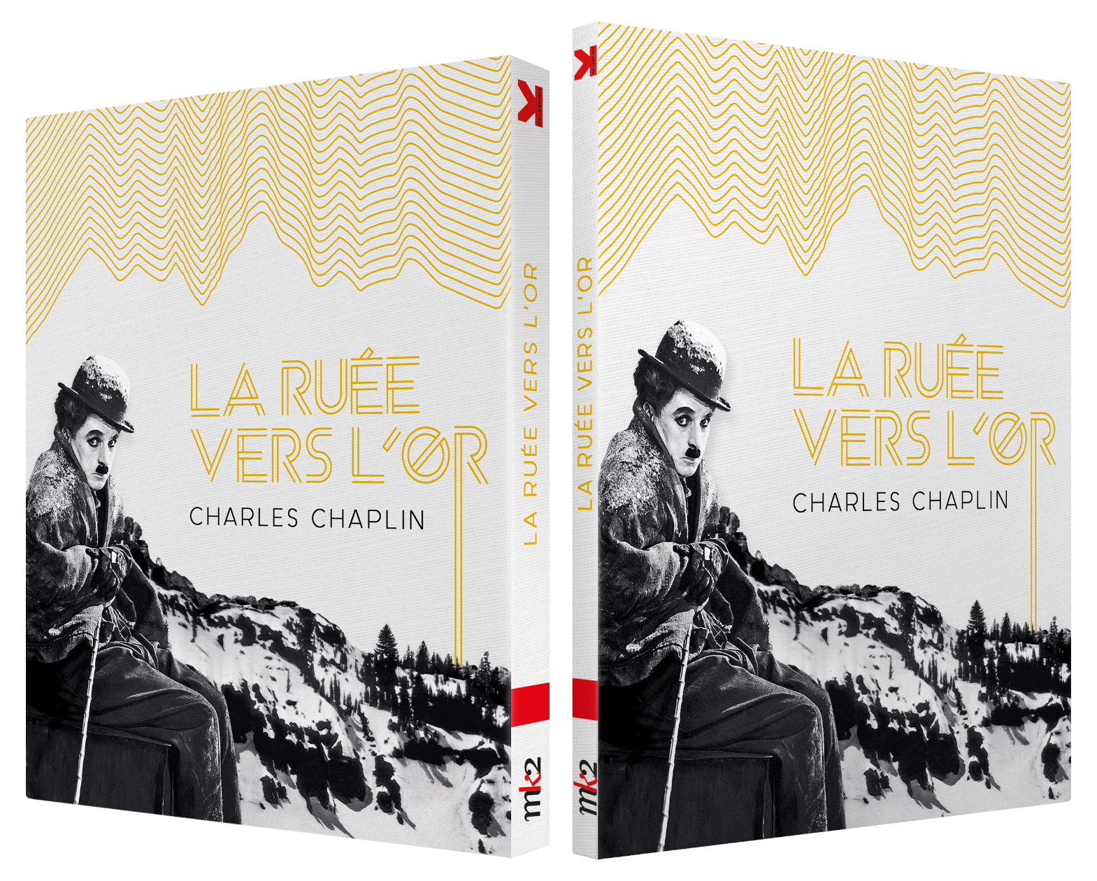 La Ruée vers l'Or, de Charles Chaplin DVD, Blu-Ray & Livre 108 pages