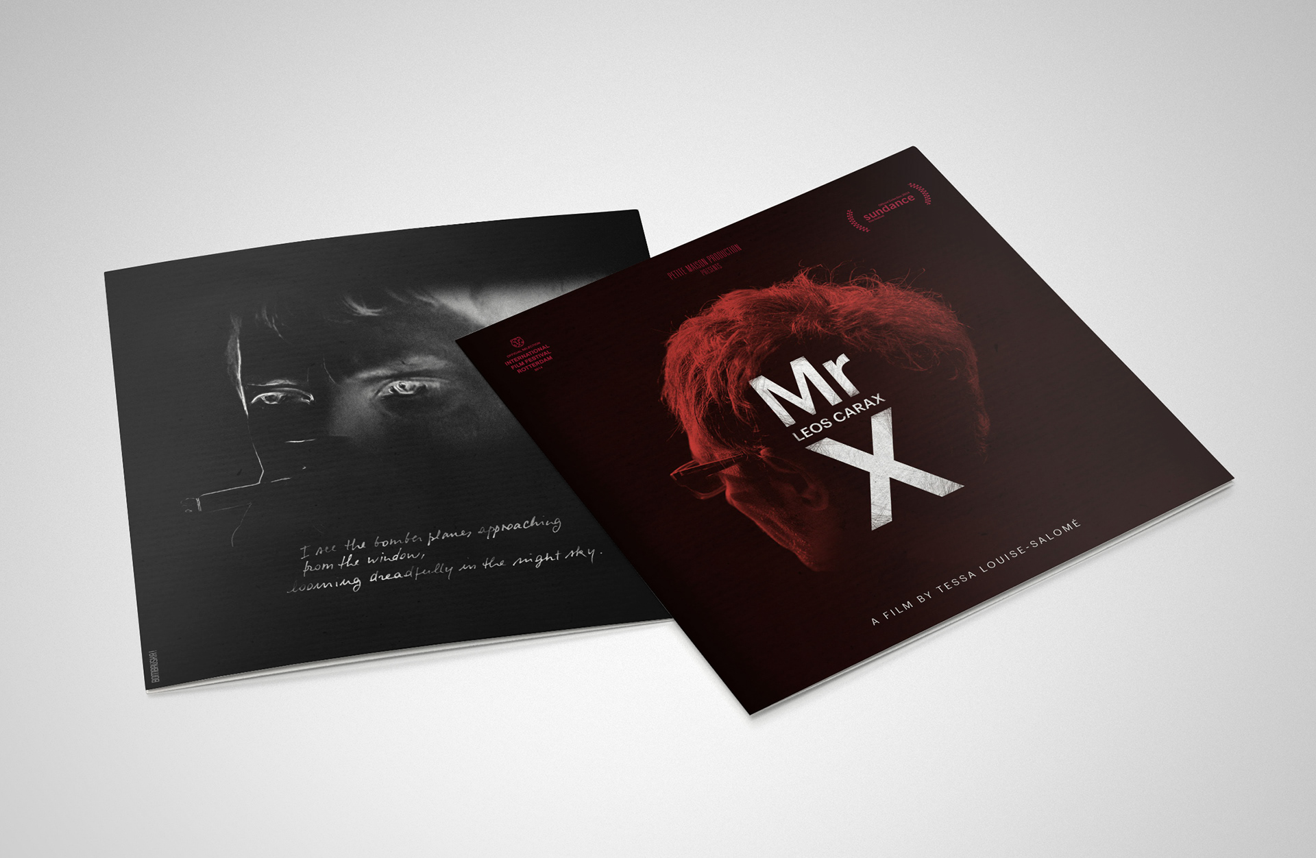 Mr X - Leos Carax, de Tessa Louise-Salomé Dossier de presse international d'après artwork © Petite Maison Production