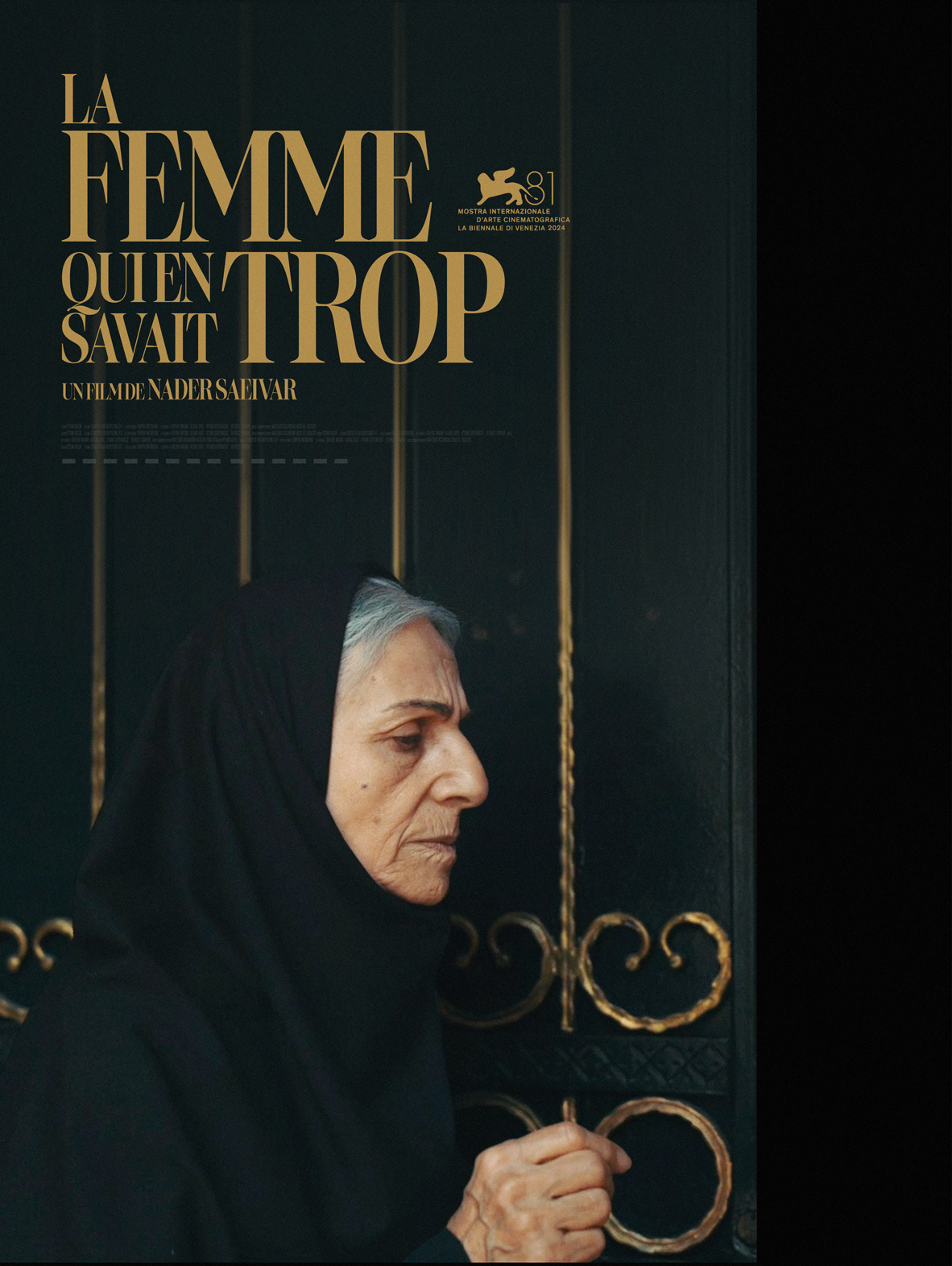 Maquette affiche La Femme qui en savait trop, de Nader Saeivar © Bombaliska