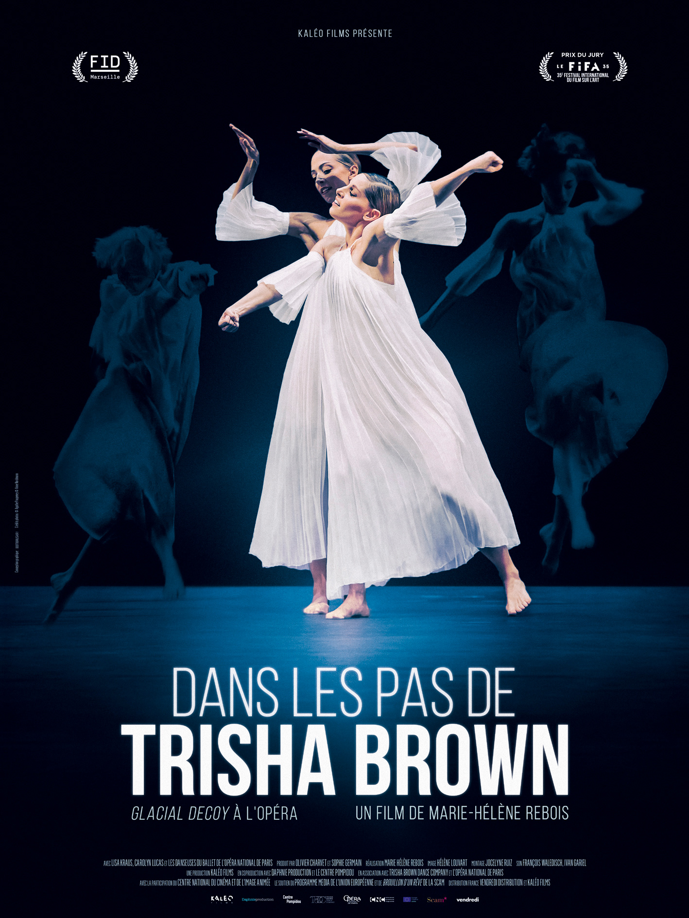 Dans les Pas de Trisha Brown, de Marie-Hélène Rebois - Affiche