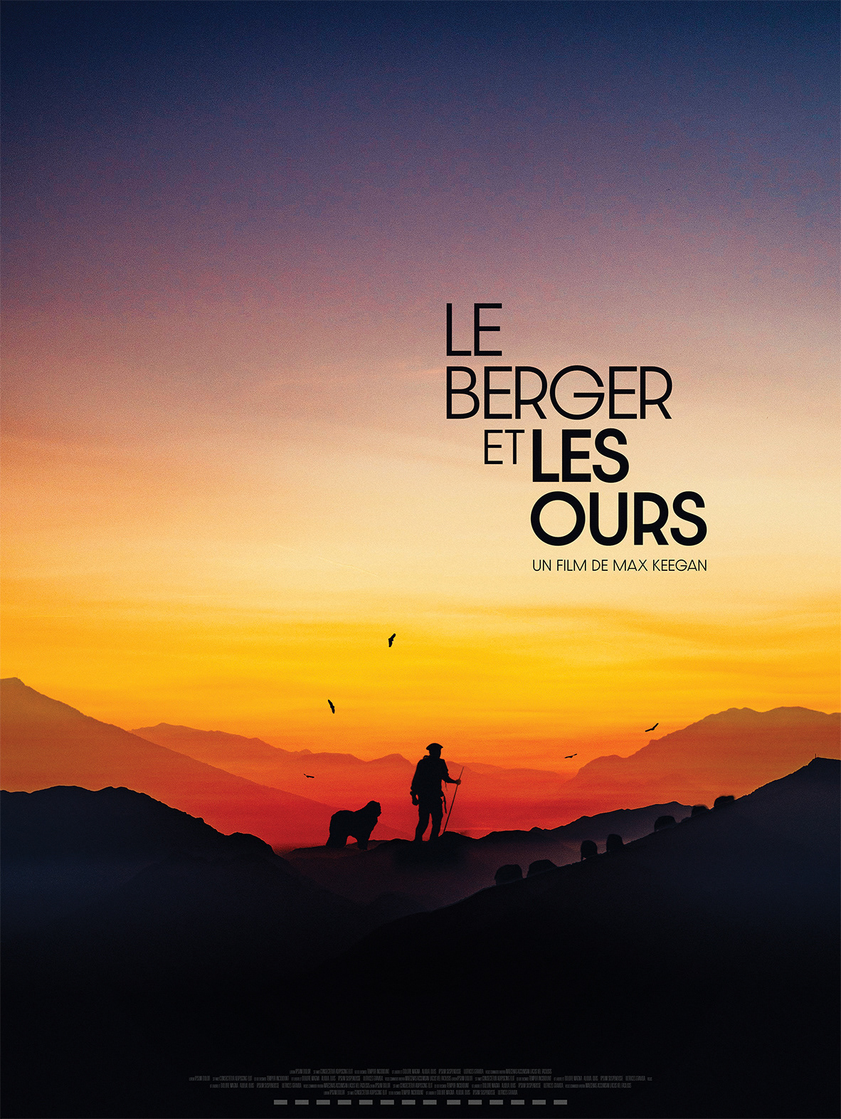 Maquette affiche Le Berger et les Ours, de Max Keegan © Bombaliska