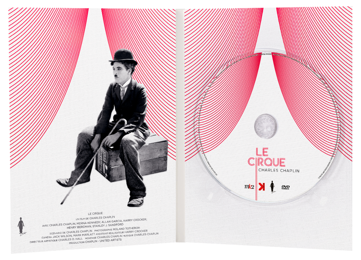Le Cirque, de Charles Chaplin Packagings DVD, Blu-Ray et promotion de la sortie