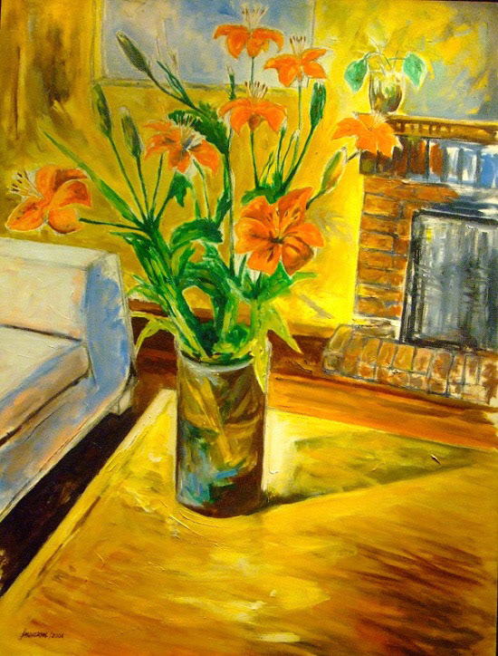 LILIES IN MY ROOM