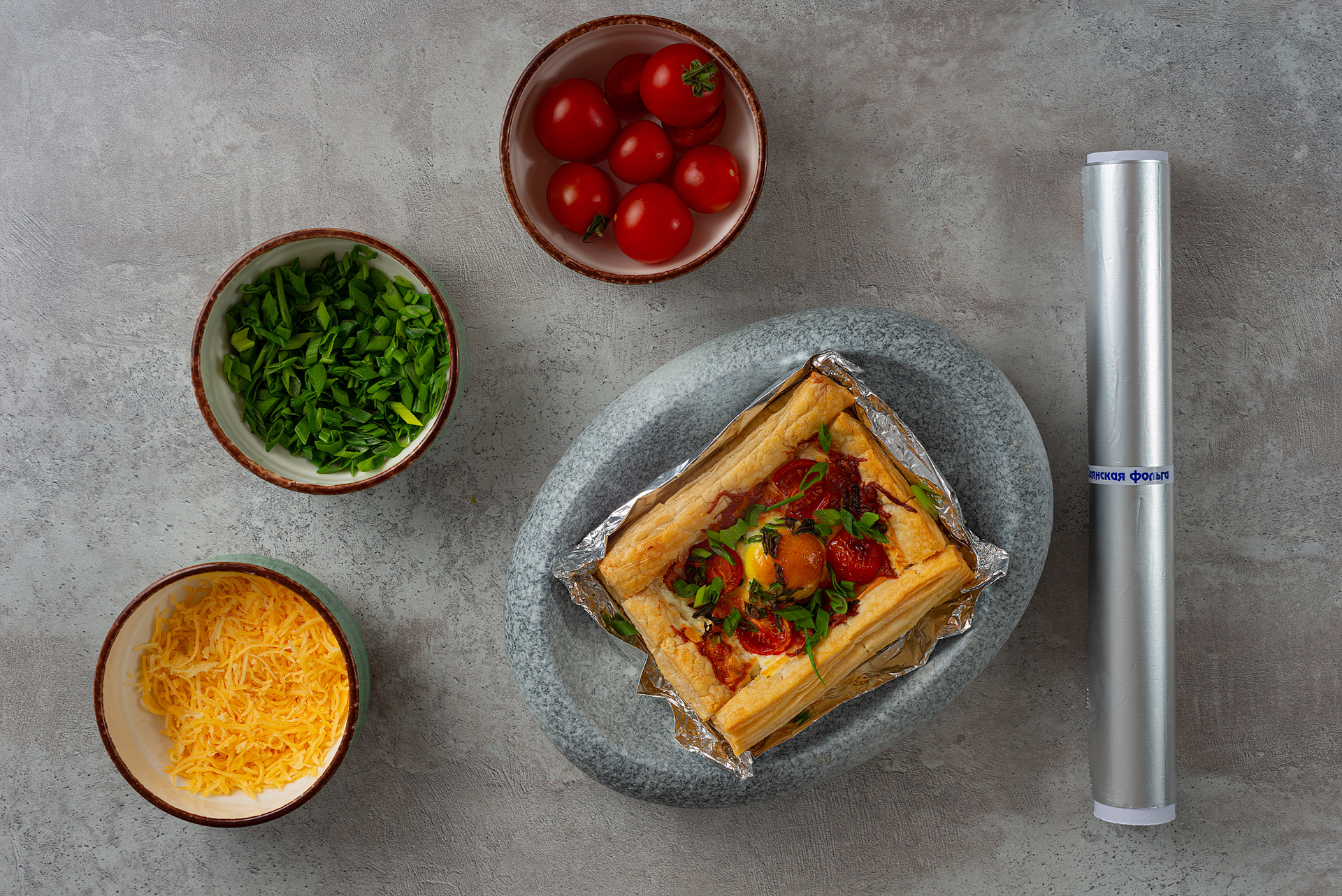 Профессиональный снимок слоёных конвертиков для сайта заказчика