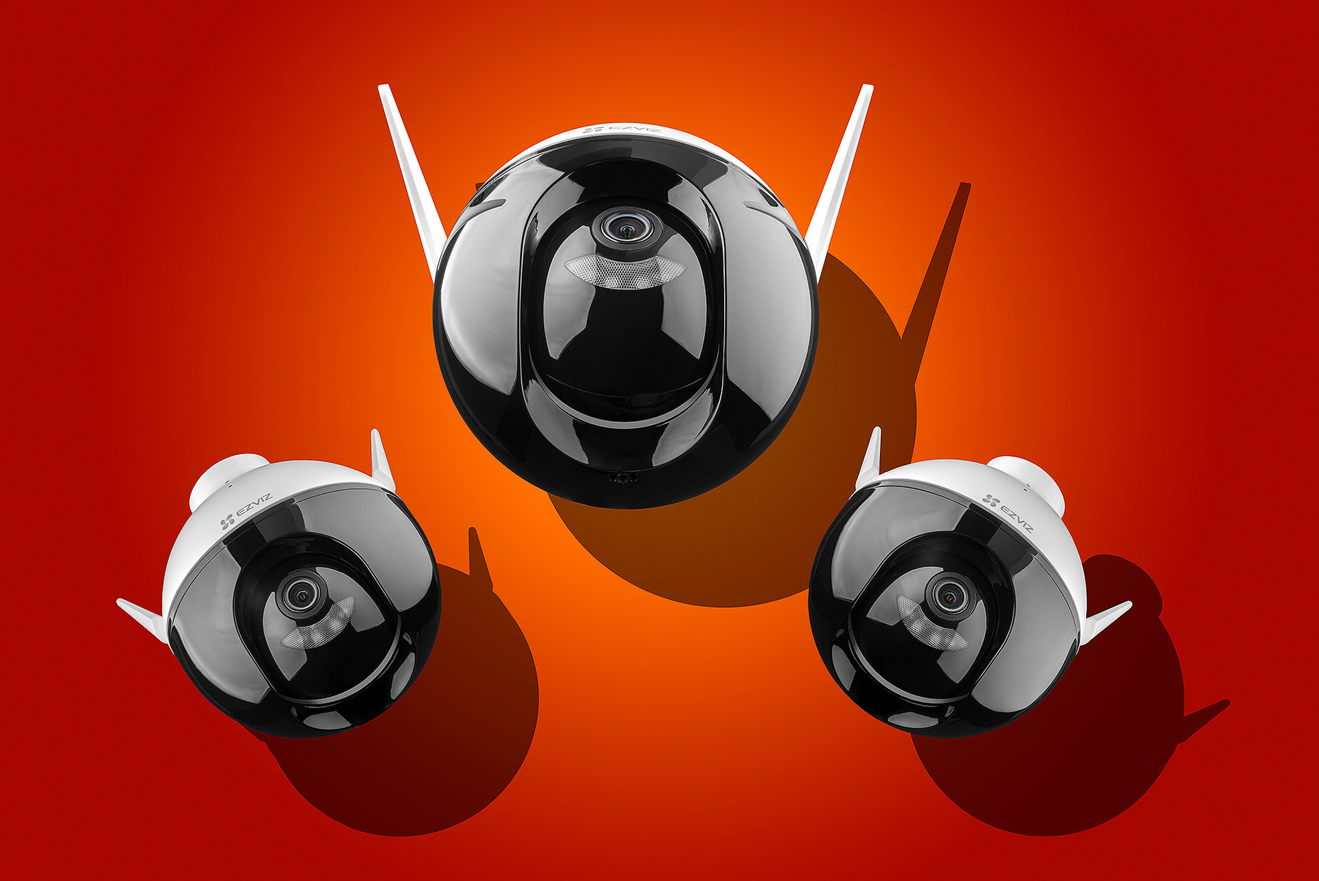 Профессиональный снимок видеокамер для интернет-магазина