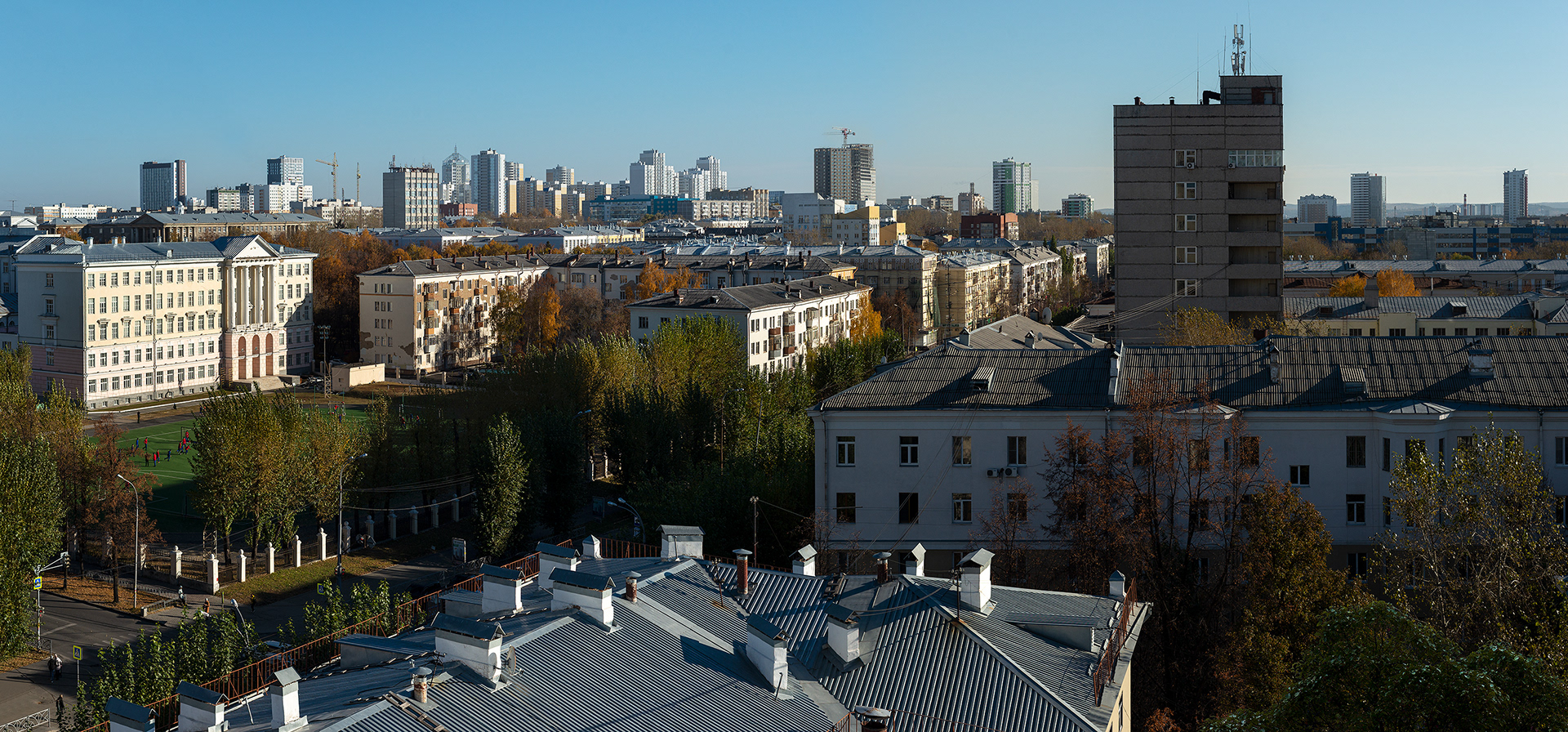 Фотография строительства в Екатеринбурге