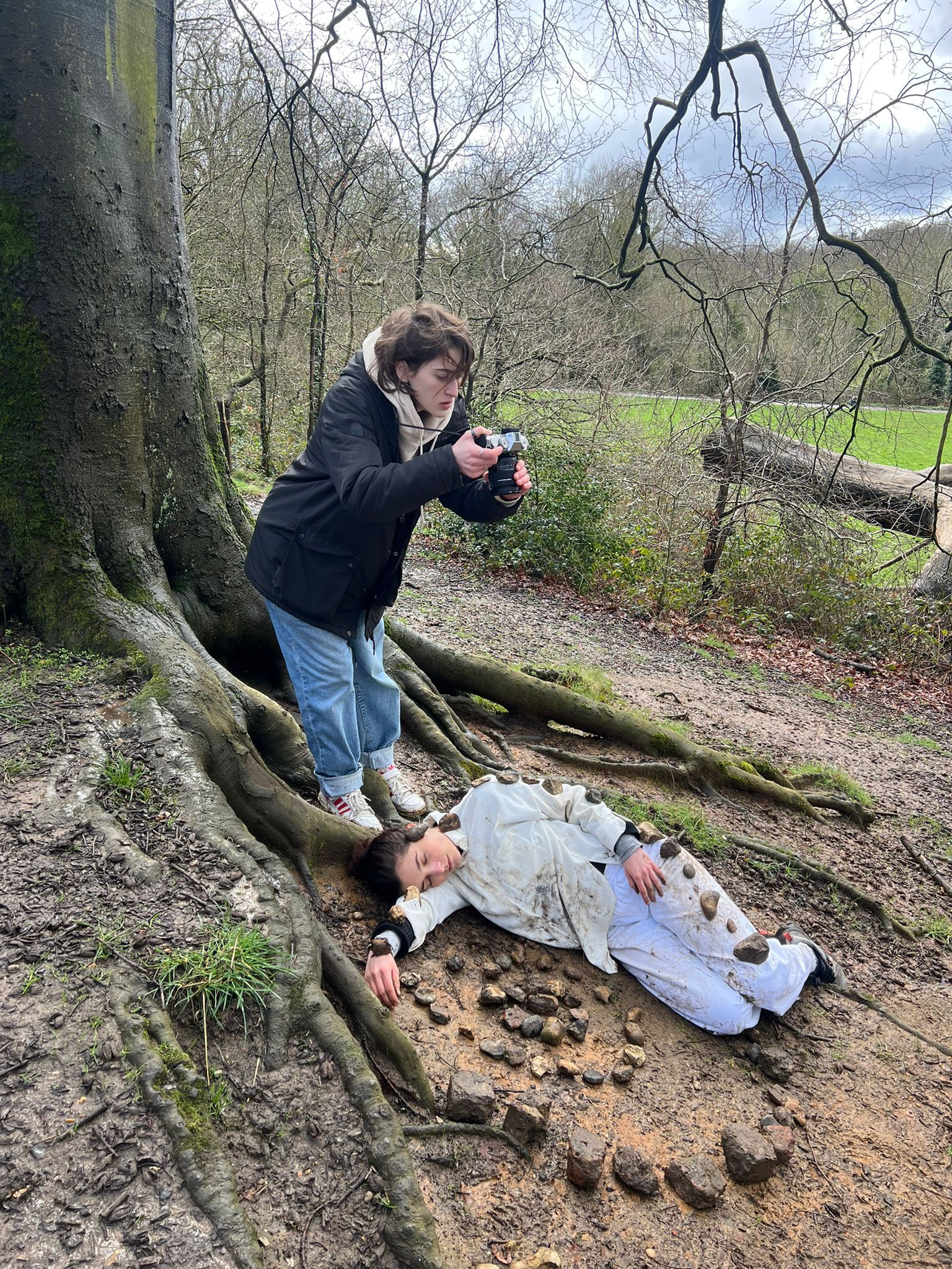 Documenting Isabella Lopez in sitúe performance