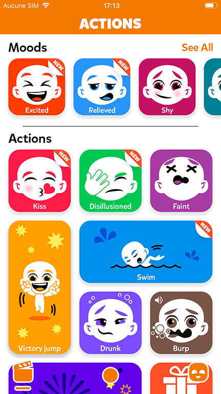 UI - Actions