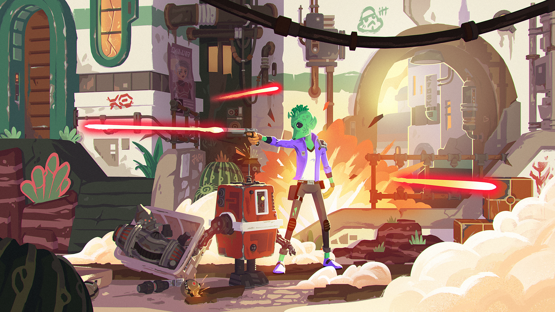 Outer Rim skirmish (fan art)