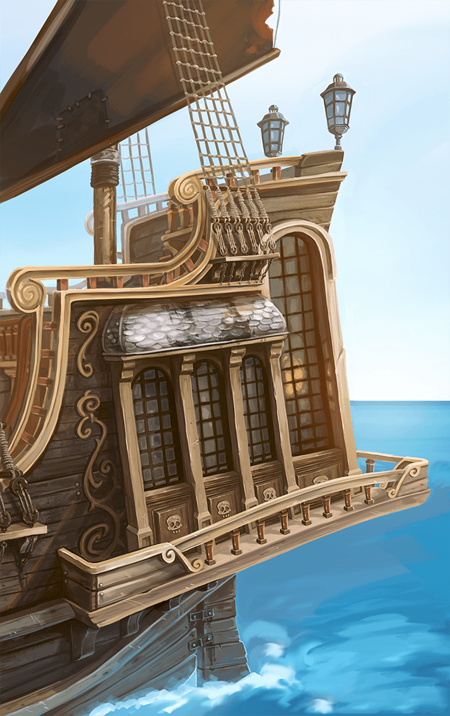 Bateau Pirate - Cabine