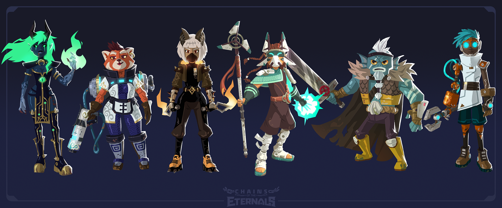 All character classes (Chains of the Eternals)
