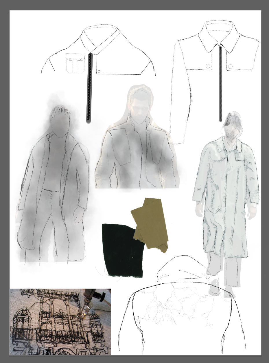Trench Coat Sketches