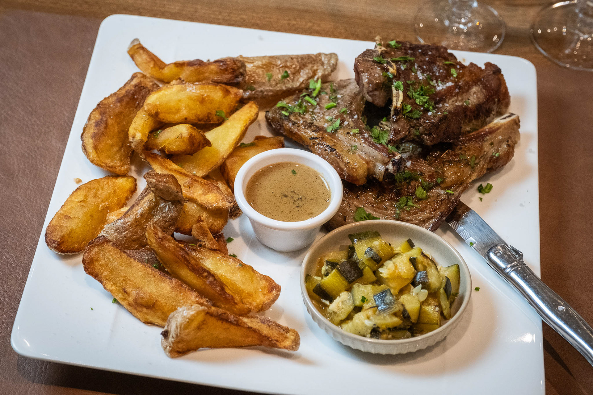 Plat de La Perlotte du Phoebus à Foix