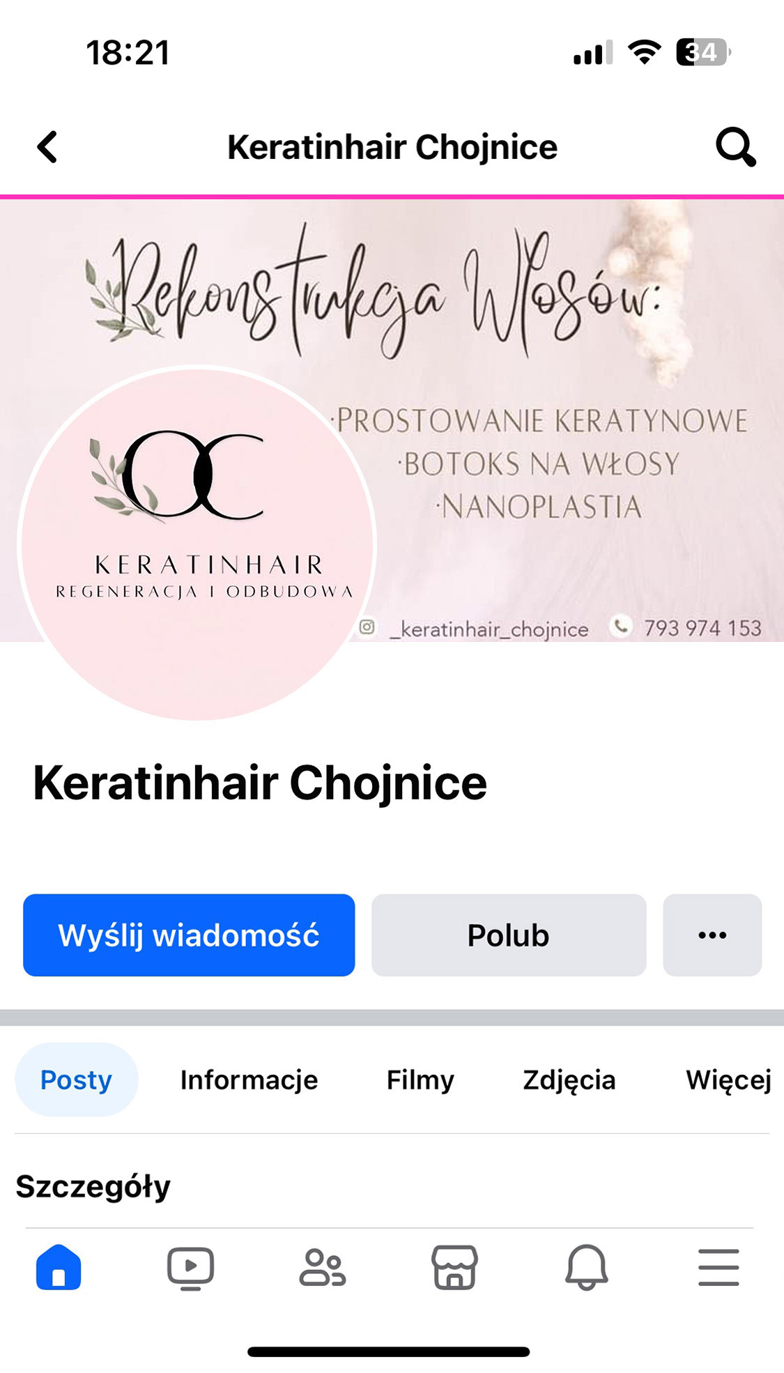 Baner: Keratinhair Chojnice (2023)