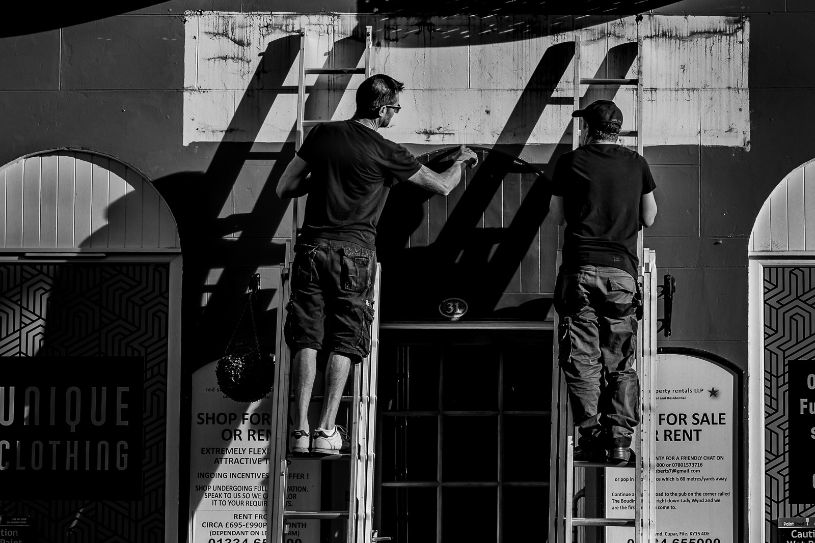 Early morning repairs