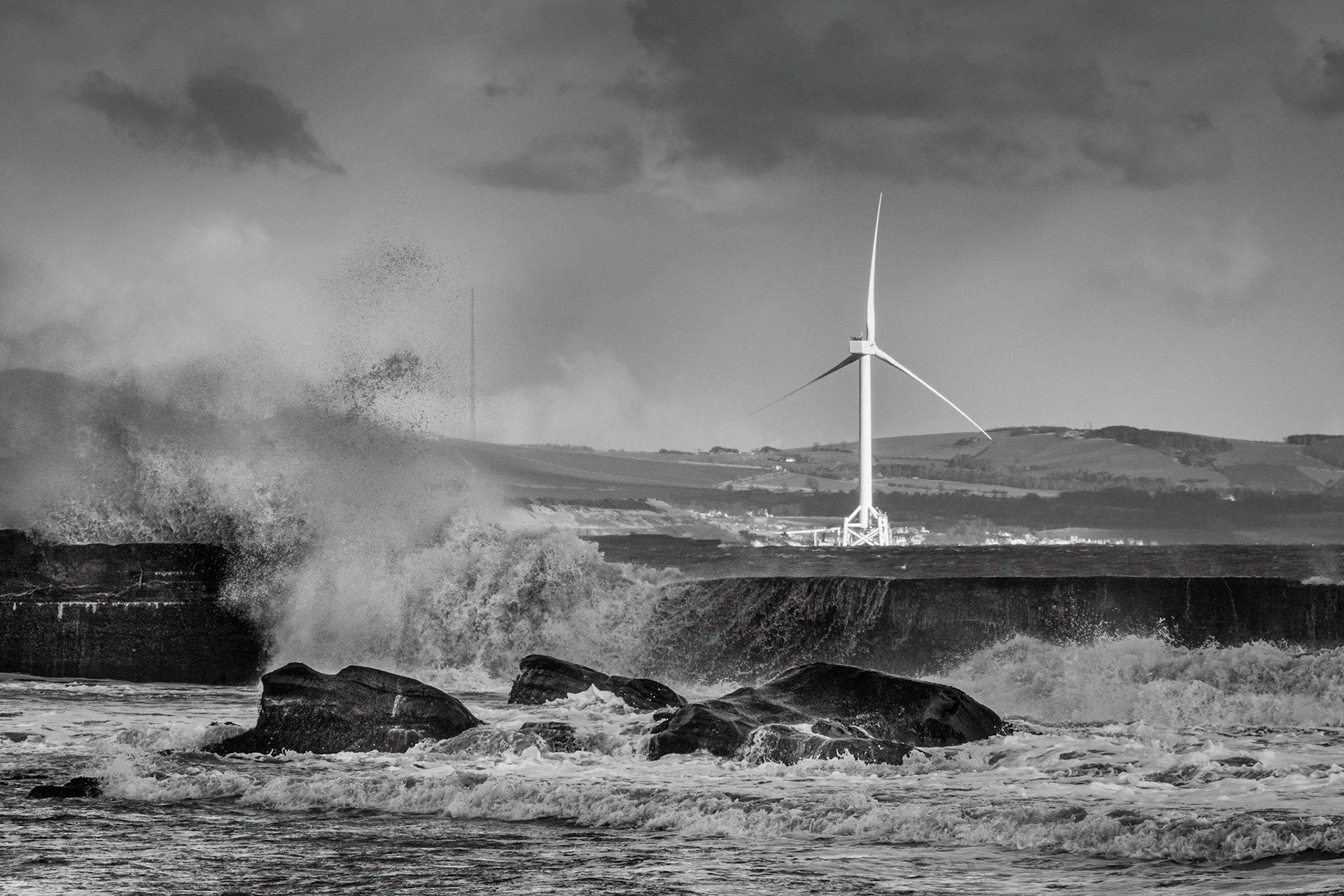 Storm at Buckhaven