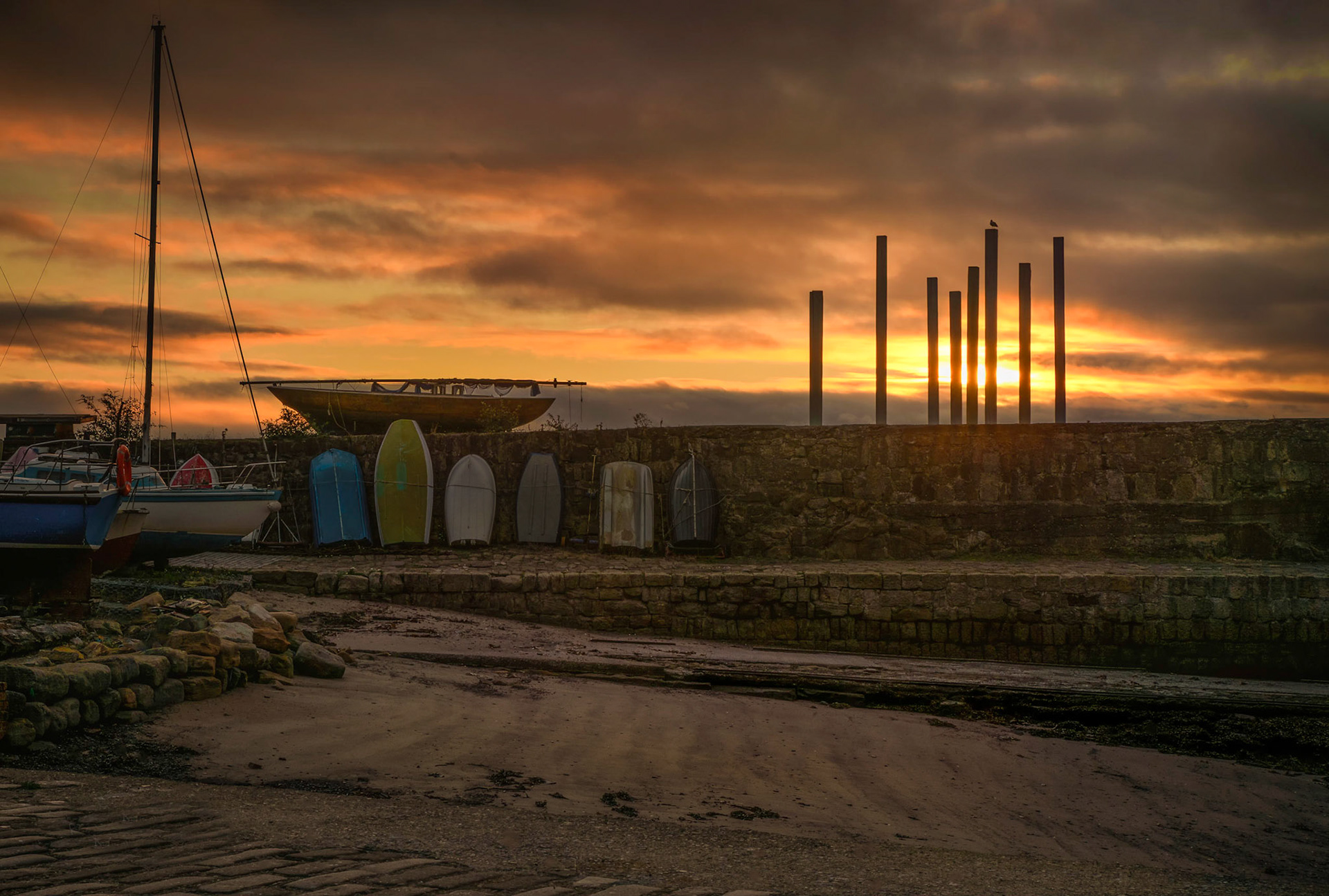Dysart Harbour at Sunrise