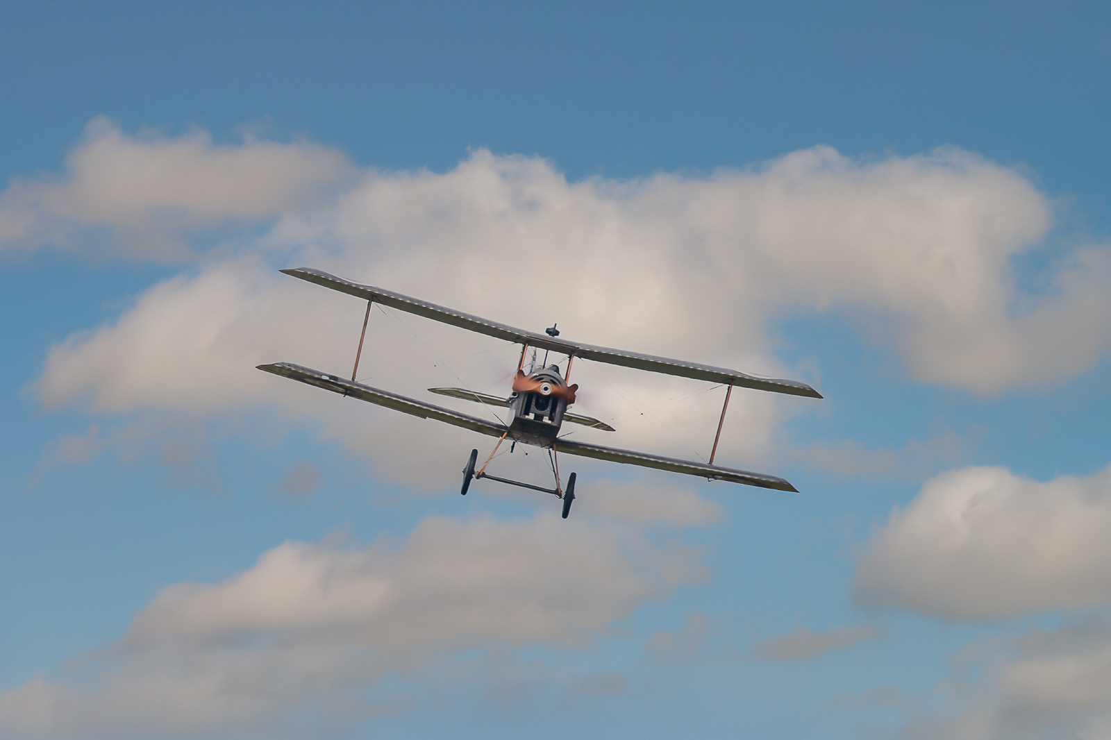 Biplane incoming.