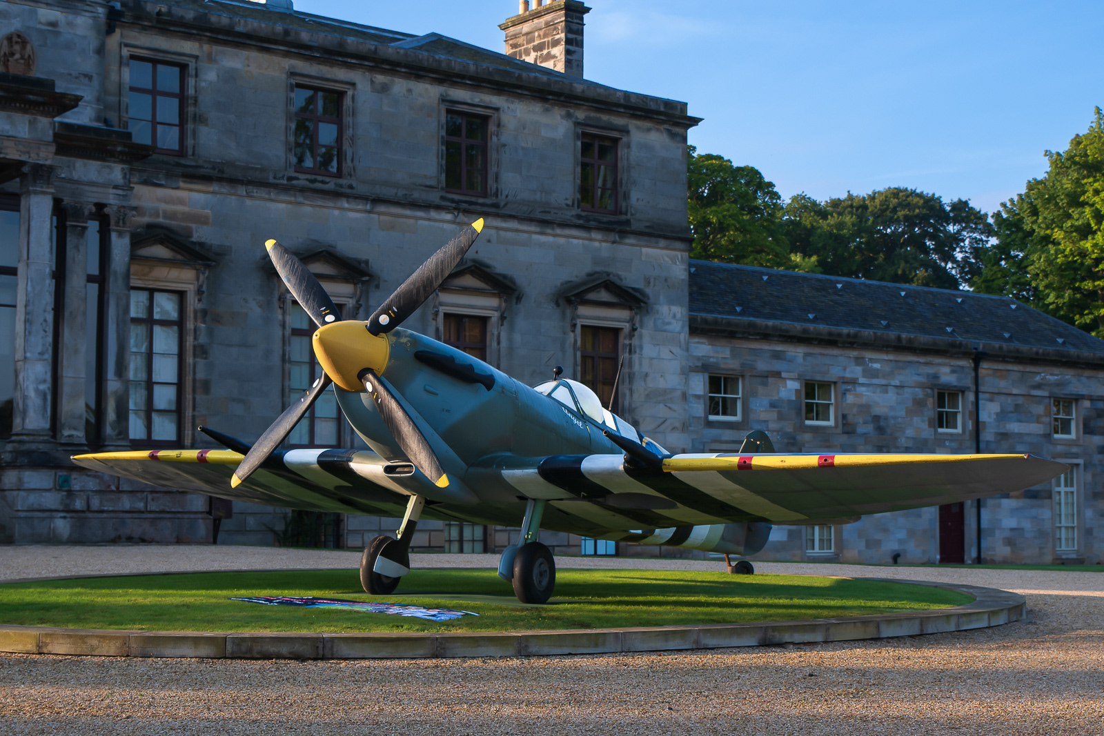 Spitfire in the morning light.