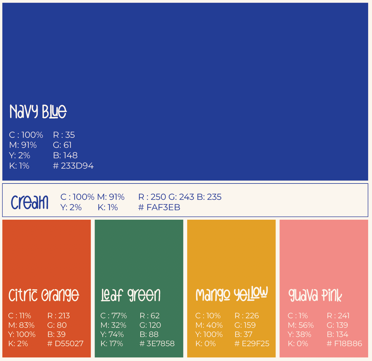 colour pallet