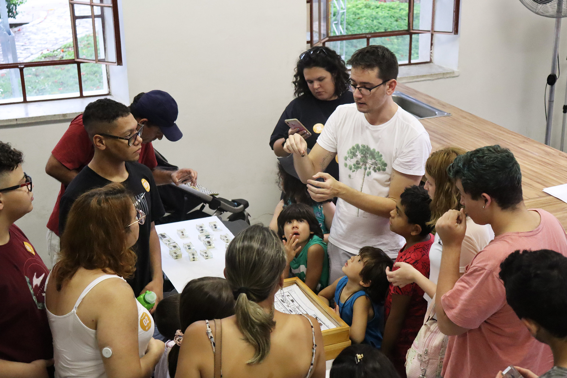 Oficina de entomologia para crianças