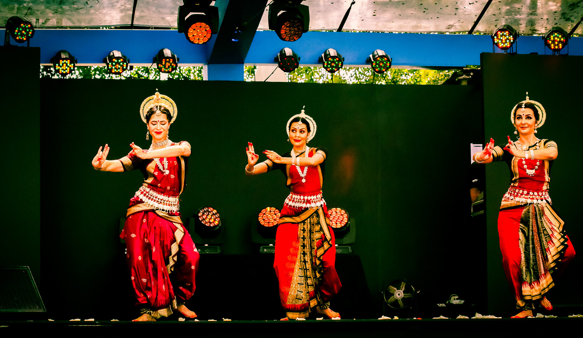 Dança indiana na Festa do Imigrante